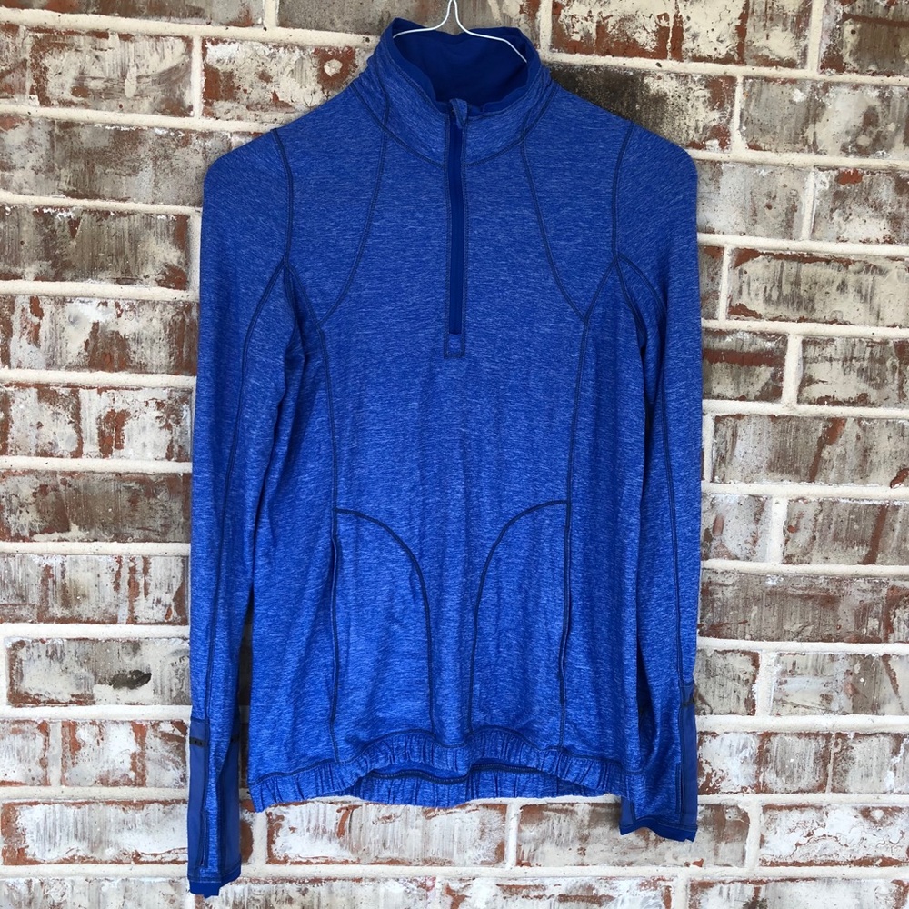 Lululemon Pace Pusher Pullover in Harbor Blue 8 - Picture 2 of 16